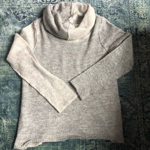 Coldwater Creek Cowl Neck Gray Sweater Size L
